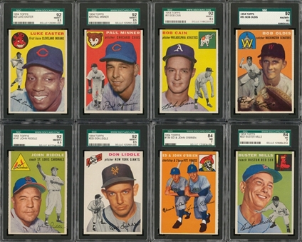 1954 Topps SGC-Graded Collection (59 Different)